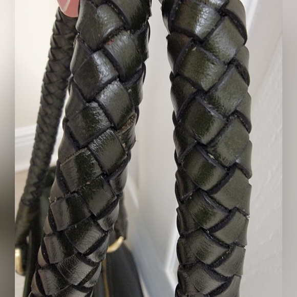 NWOT Patricia Nash Dicovery Collection Lesina Tote In Dark Olive Leather - Picture 15 of 15